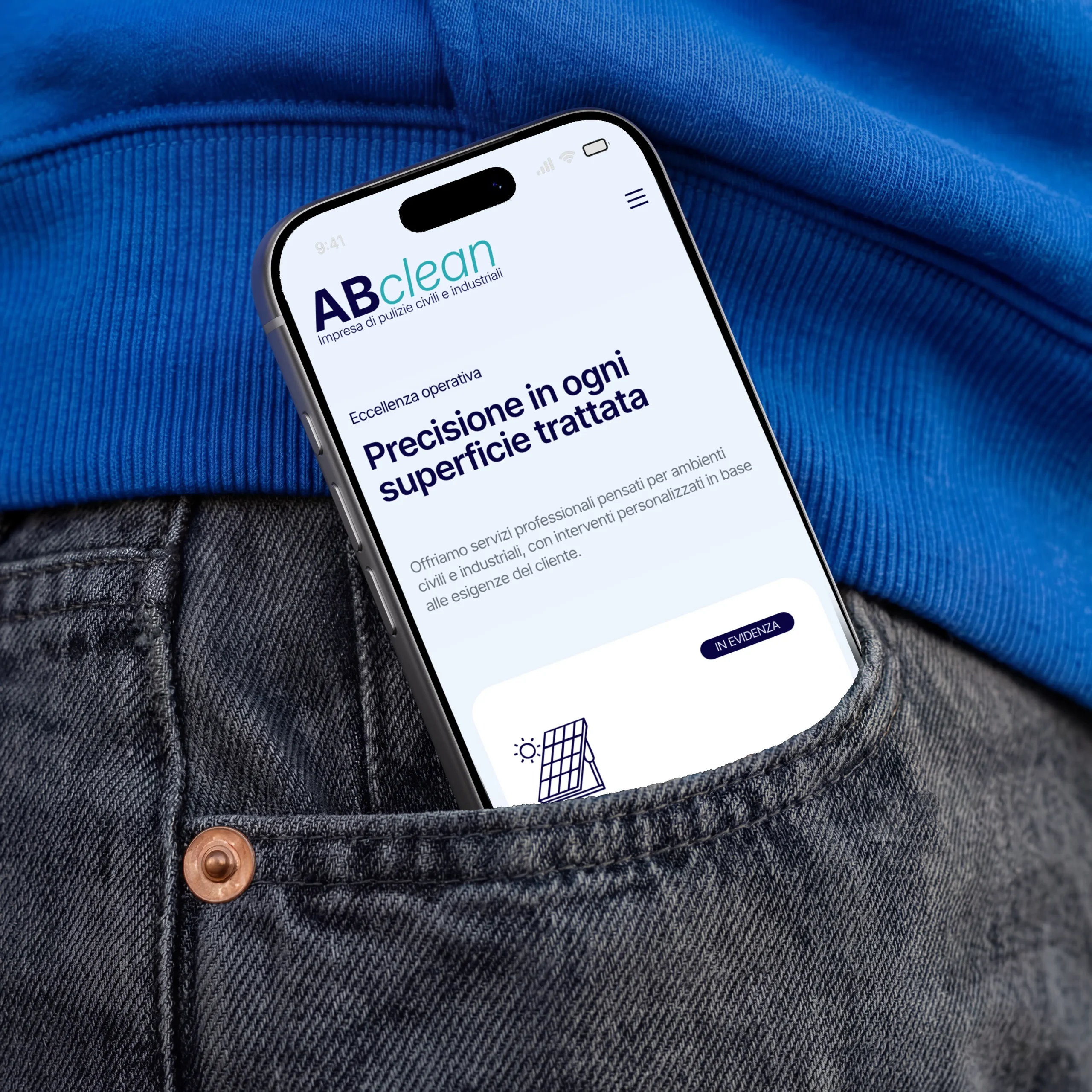 Sito web per impresa di pulizie - MB Design